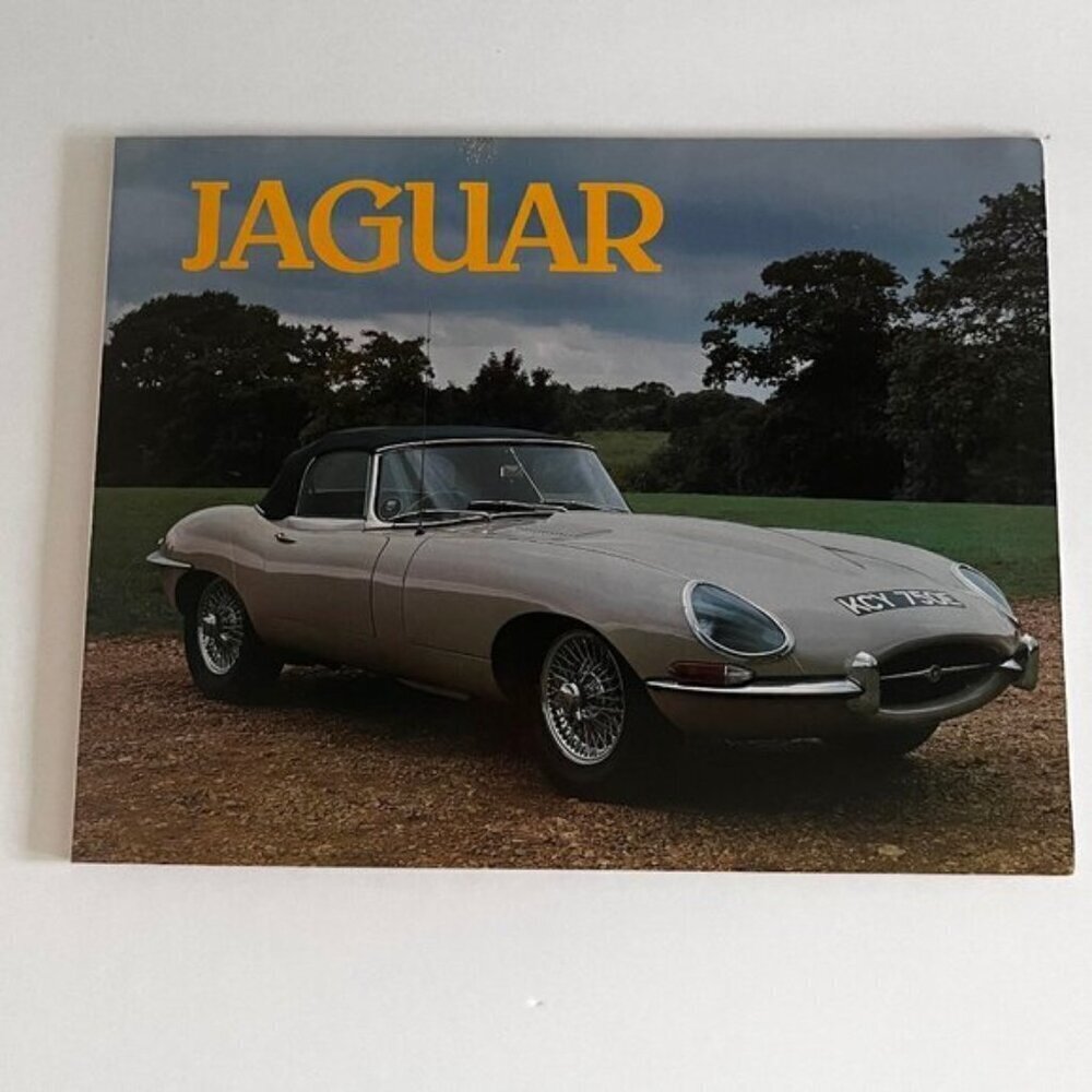 1983 Jaguar Softcover Book Colour Library Racing Sports Cars Saloon Classics